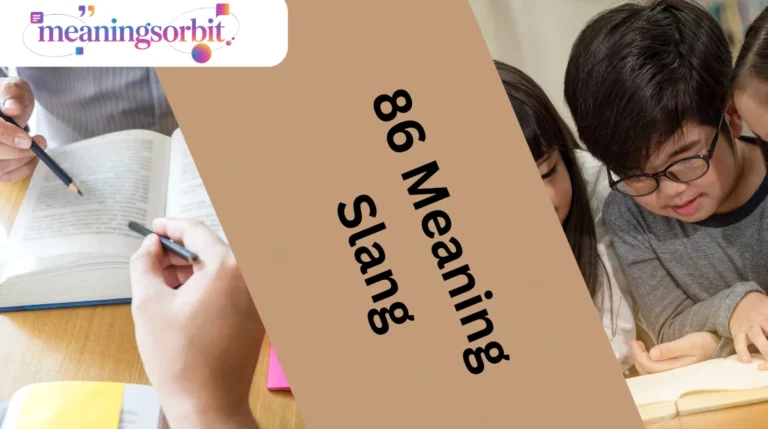 86 Meaning Slang