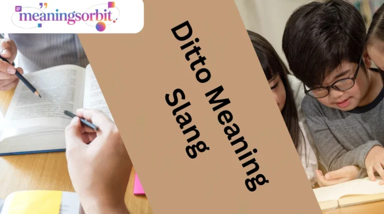 Ditto Meaning Slang