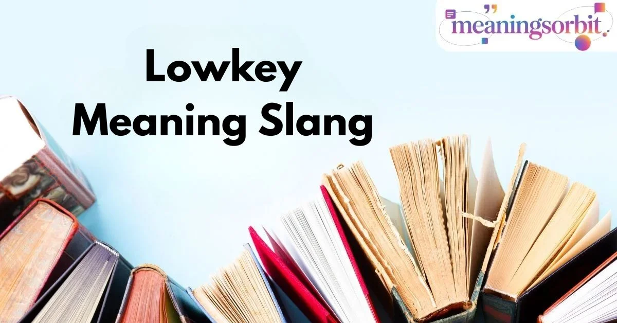 Lowkey Meaning Slang