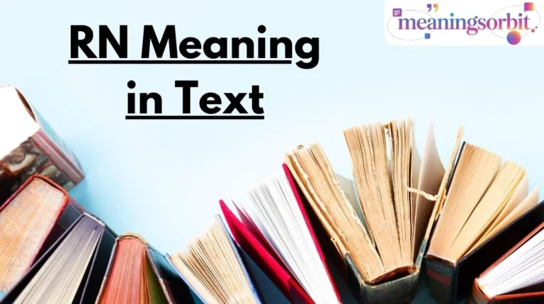 RN Meaning in Text