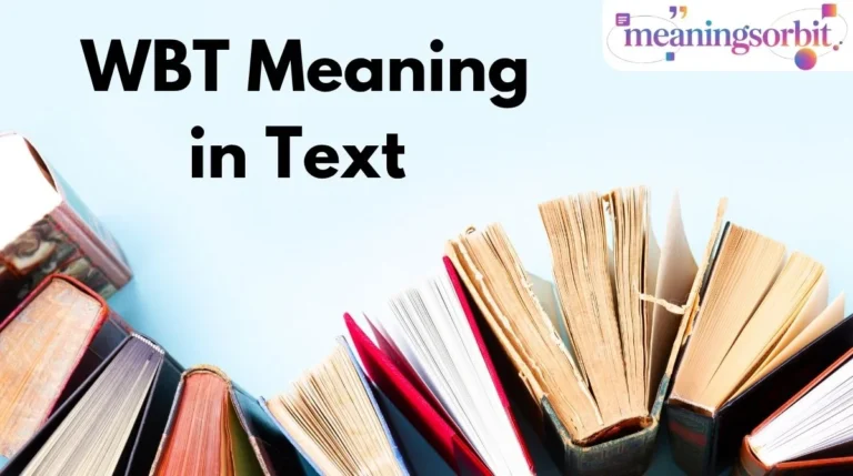 WBT Meaning in Text